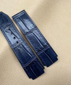Mẫu dây cá sấu xanh Navy cho Hublot