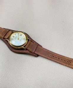 Mẫu dây da bò sáp Bundstrap cho Rolex