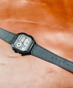 Mẫu da bò Epsom Pháp cho đồng hồ Casio