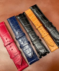 Bộ dây sắc màu cá sấu handmade