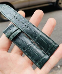 Mẫu cá sấu Mỹ màu xanh lá cây cho Tissot