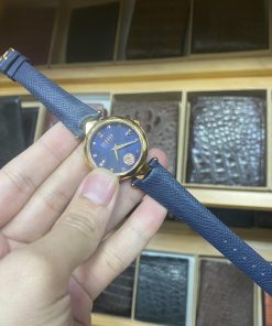 Mẫu da Epsom Pháp cho đồng hồ nữ Versace