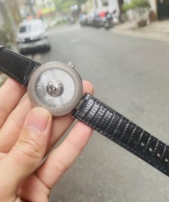 Mẫu kỳ đà Pháp màu đen cho đồng hồ Versace Versus