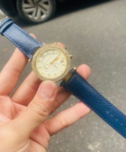 Mẫu dây bê Epsom Pháp cho đồng hồ Michael Kors